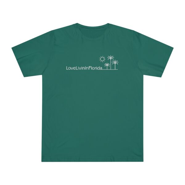 Unisex Deluxe T-shirt Love Livin In Florida Palm Trees - Image 25