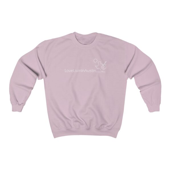 Unisex Heavy Blend Crewneck Sweatshirt Love Livin In Austin - Image 15