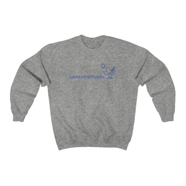 Unisex Heavy Blend Crewneck Sweatshirt Love Livin In Austin - Image 7