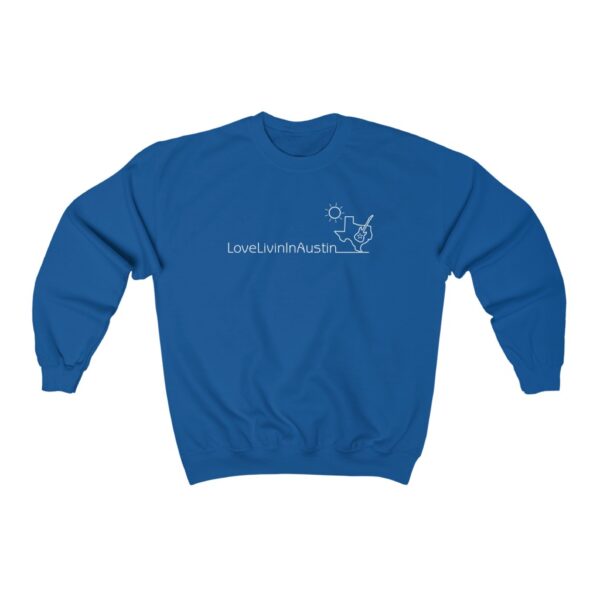 Unisex Heavy Blend Crewneck Sweatshirt Love Livin In Austin