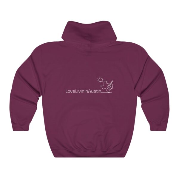 Unisex Heavy Blend Hooded Sweatshirt Love Livin In Austin - Image 17