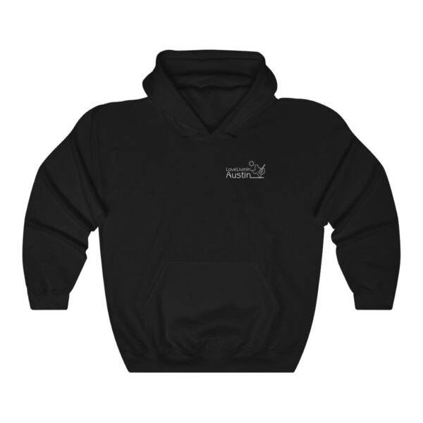 Unisex Heavy Blend Hooded Sweatshirt Love Livin In Austin - Image 6