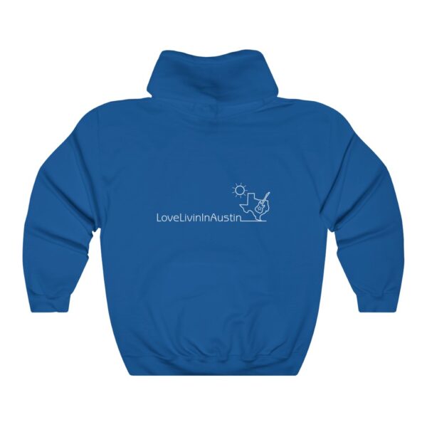 Unisex Heavy Blend Hooded Sweatshirt Love Livin In Austin