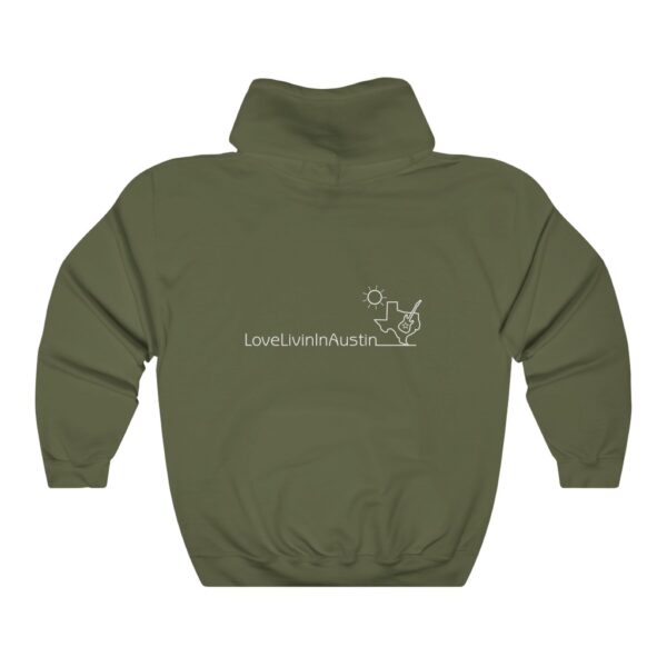 Unisex Heavy Blend Hooded Sweatshirt Love Livin In Austin - Image 11