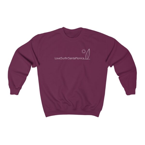 Unisex Heavy Blend Crewneck Sweatshirt Love Surfin Santa Monica - Image 17