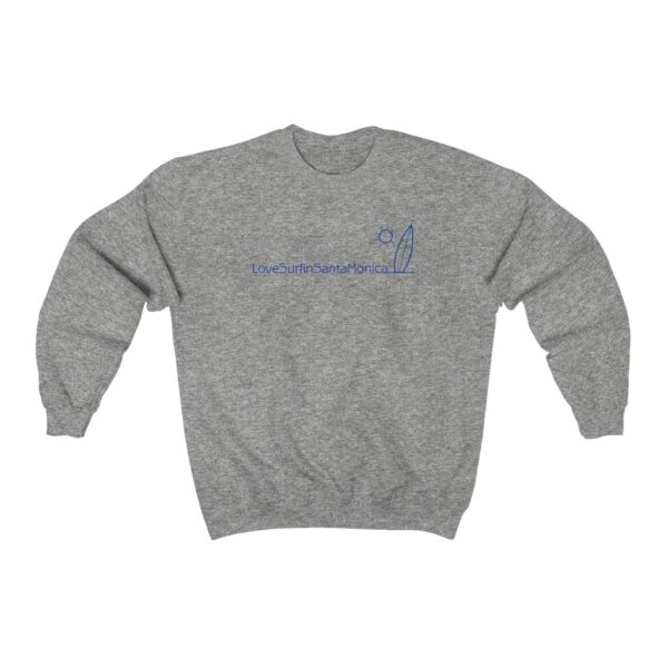 Unisex Heavy Blend Crewneck Sweatshirt Love Surfin Santa Monica - Image 7