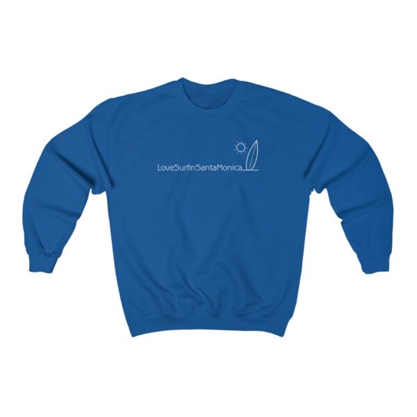 Unisex Heavy Blend Crewneck Sweatshirt Love Surfin Santa Monica