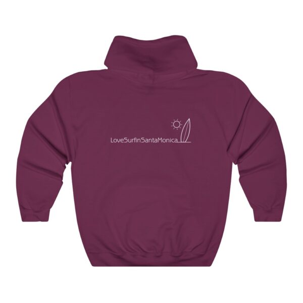 Unisex Heavy Blend Hooded Sweatshirt Love Surfin Santa Monica - Image 17