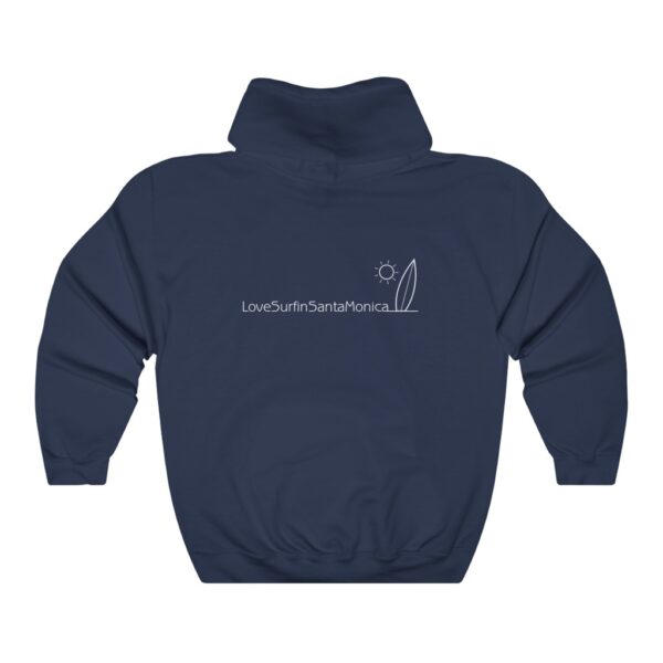 Unisex Heavy Blend Hooded Sweatshirt Love Surfin Santa Monica - Image 15