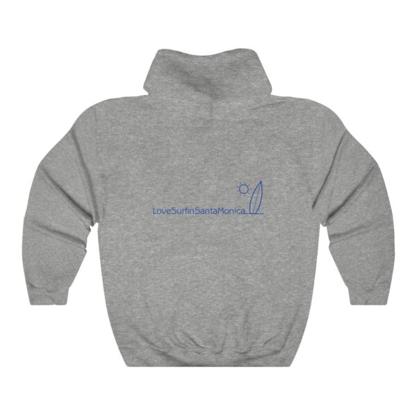 Unisex Heavy Blend Hooded Sweatshirt Love Surfin Santa Monica - Image 7