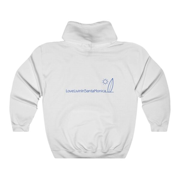 Unisex Heavy Blend Hooded Sweatshirt Love Livin In Santa Monica - Image 3