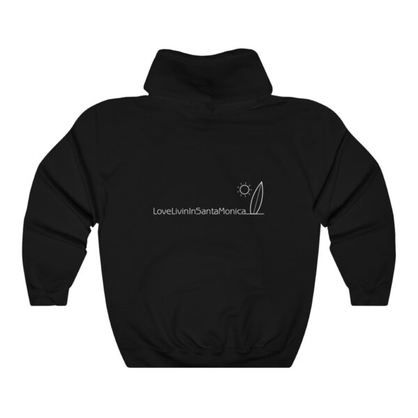 Unisex Heavy Blend Hooded Sweatshirt Love Livin In Santa Monica - Image 5