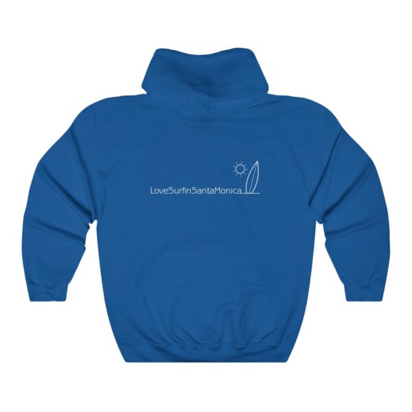 Unisex Heavy Blend Hooded Sweatshirt Love Surfin Santa Monica