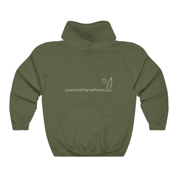 Unisex Heavy Blend Hooded Sweatshirt Love Livin In Santa Monica - Image 11