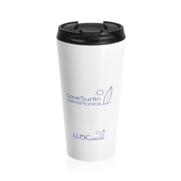 Stainless Steel Travel Mug Love Surfin Santa Monica