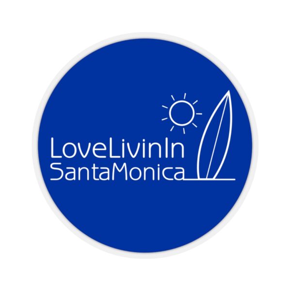 Kiss-Cut Stickers Love Livin In Santa Monica - Image 7