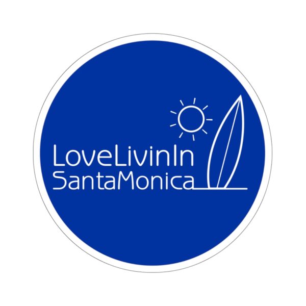 Kiss-Cut Stickers Love Livin In Santa Monica - Image 10
