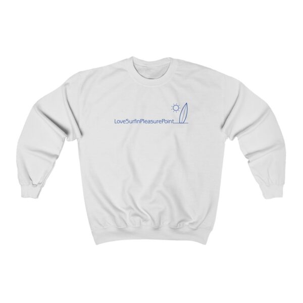 Unisex Heavy Blend Crewneck Sweatshirt Love Surfin Pleasure Point - Image 3
