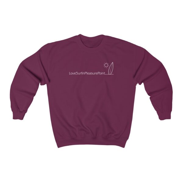 Unisex Heavy Blend Crewneck Sweatshirt Love Surfin Pleasure Point - Image 17