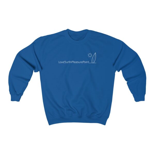 Unisex Heavy Blend Crewneck Sweatshirt Love Surfin Pleasure Point