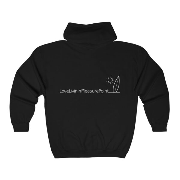 Unisex Heavy Blend Full Zip Hooded Sweatshirt Love Livin In Pleasure Point - Image 4