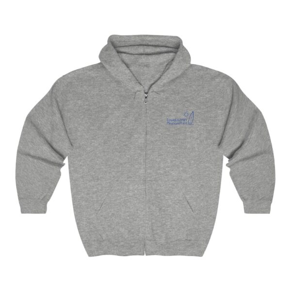 Unisex Heavy Blend Full Zip Hooded Sweatshirt Love Livin In Pleasure Point - Image 5