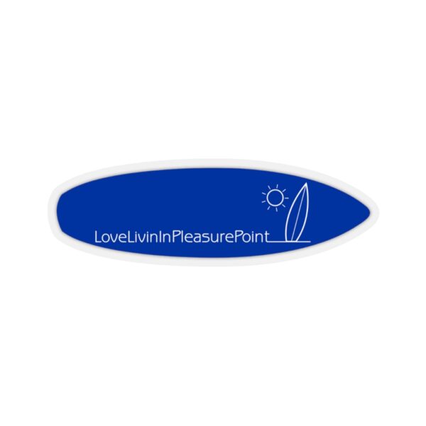 Surfboard Shaped Stickers Love Livin In Pleasure Point - Image 10