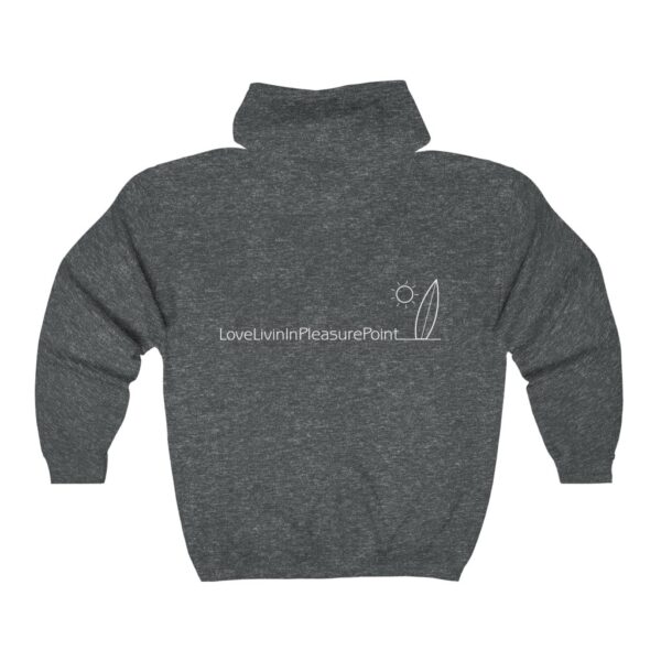 Unisex Heavy Blend Full Zip Hooded Sweatshirt Love Livin In Pleasure Point - Image 8