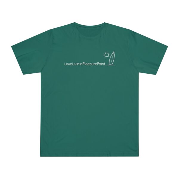 Unisex Deluxe T-shirt Love Livin In Pleasure Point