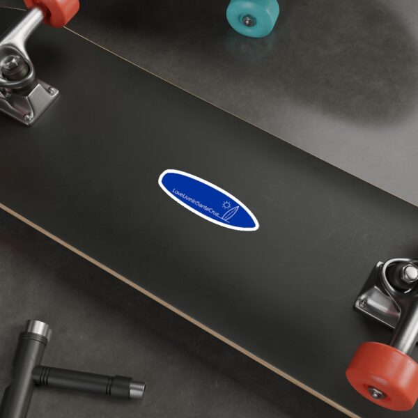 Love Livin In Santa Cruz Surfboard Die-Cut Stickers - Image 10