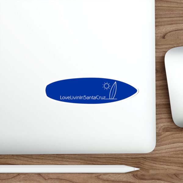 Love Livin In Santa Cruz Surfboard Die-Cut Stickers - Image 13