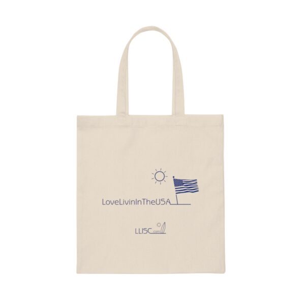 Love Livin In The U.S.A. Canvas Tote Bag