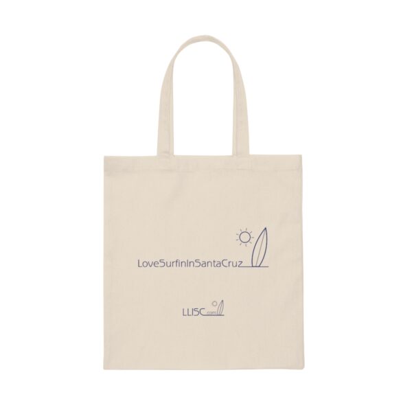 Love Surfin In Santa Cruz Canvas Tote Bag