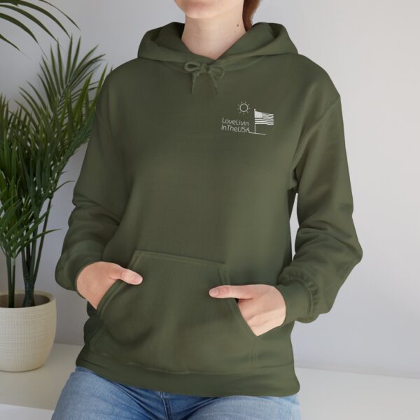 Unisex Heavy Blend Hooded Sweatshirt Love Livin In The USA - Image 78