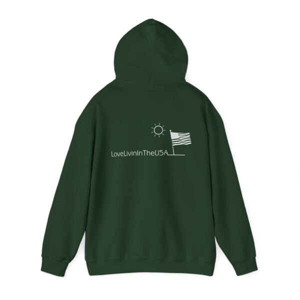Unisex Heavy Blend Hooded Sweatshirt Love Livin In The USA - Image 81