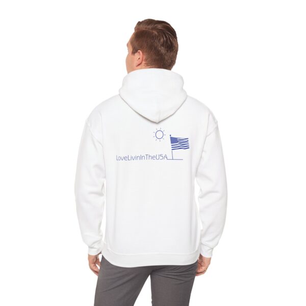 Unisex Heavy Blend Hooded Sweatshirt Love Livin In The USA - Image 23
