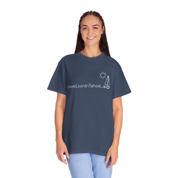 Unisex Deluxe T-shirt Love Livin In Tahoe - Image 109
