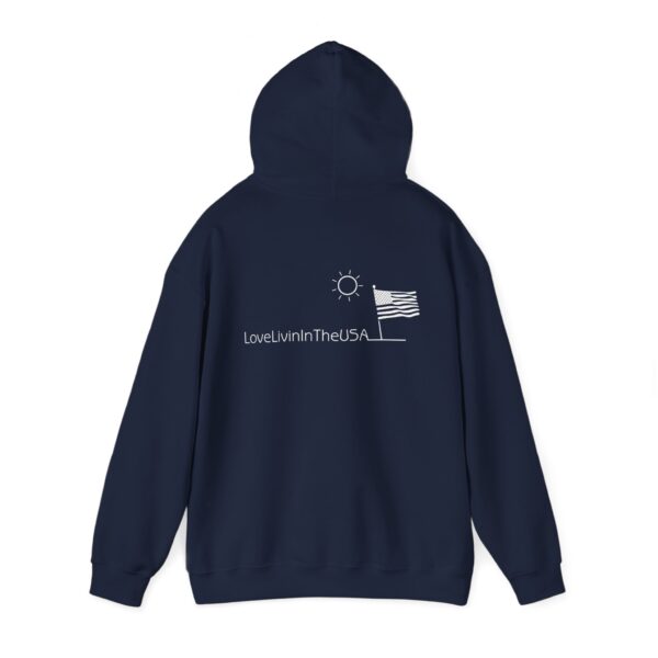 Unisex Heavy Blend Hooded Sweatshirt Love Livin In The USA - Image 133