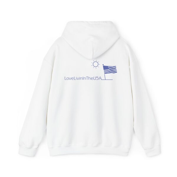 Unisex Heavy Blend Hooded Sweatshirt Love Livin In The USA - Image 15