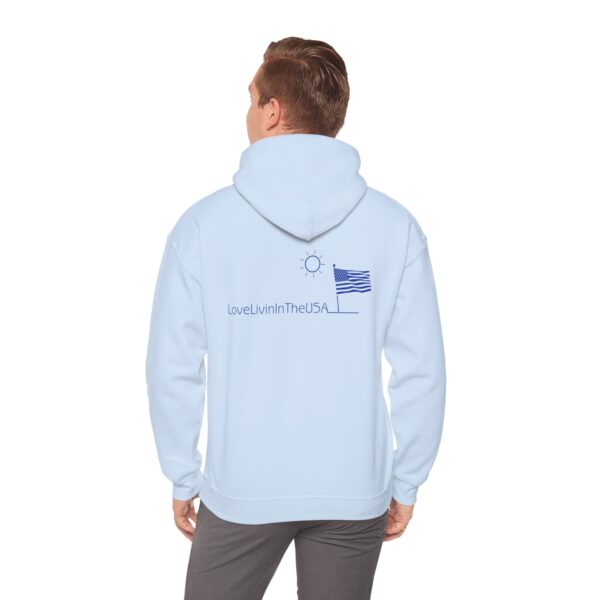 Unisex Heavy Blend Hooded Sweatshirt Love Livin In The USA - Image 114