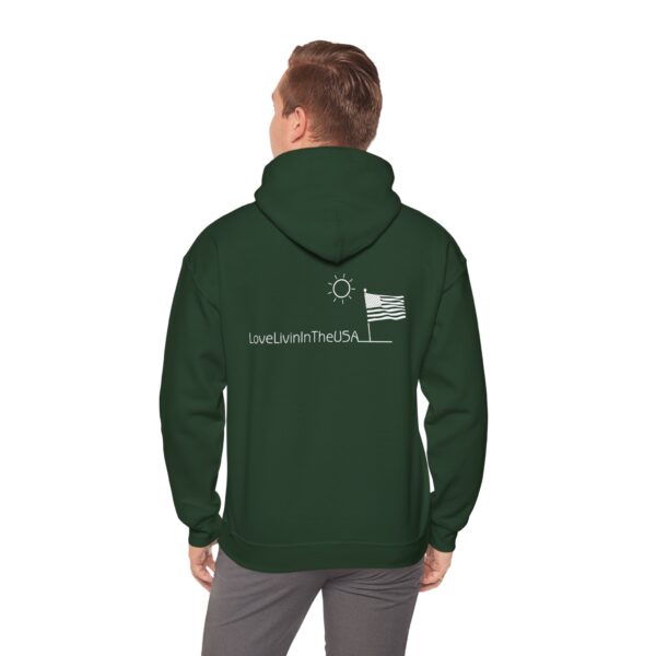 Unisex Heavy Blend Hooded Sweatshirt Love Livin In The USA - Image 88