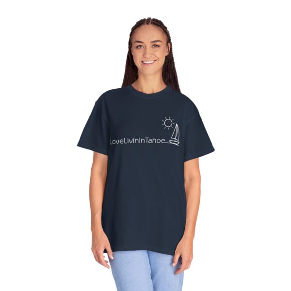 Unisex Deluxe T-shirt Love Livin In Tahoe - Image 135