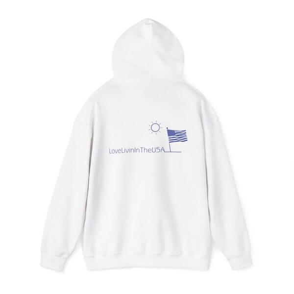 Unisex Heavy Blend Hooded Sweatshirt Love Livin In The USA - Image 16