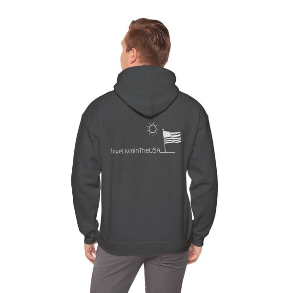 Unisex Heavy Blend Hooded Sweatshirt Love Livin In The USA - Image 101