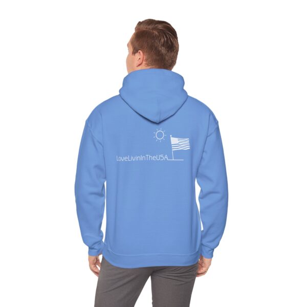 Unisex Heavy Blend Hooded Sweatshirt Love Livin In The USA - Image 127