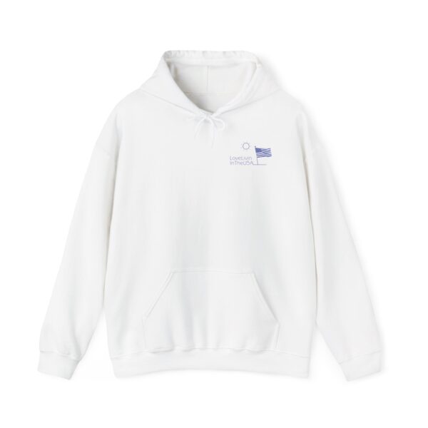 Unisex Heavy Blend Hooded Sweatshirt Love Livin In The USA - Image 14