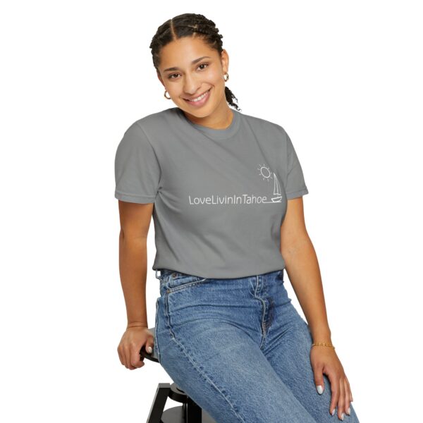Unisex Deluxe T-shirt Love Livin In Tahoe - Image 9
