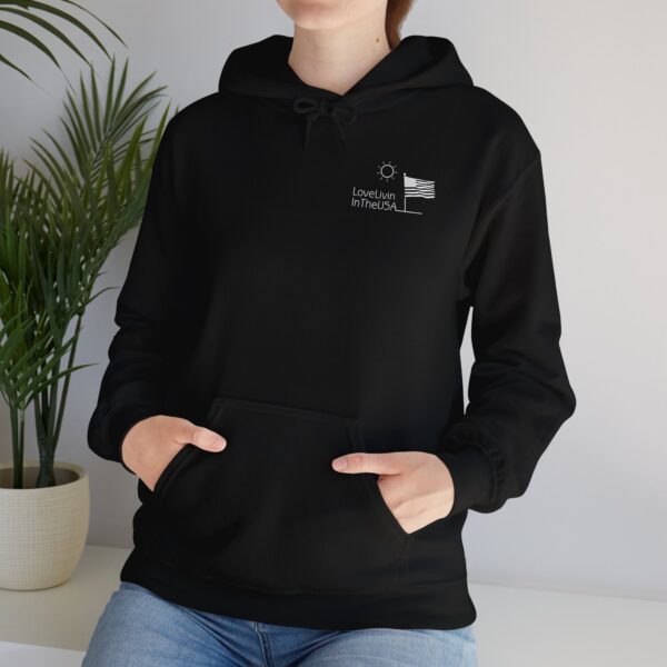 Unisex Heavy Blend Hooded Sweatshirt Love Livin In The USA - Image 39
