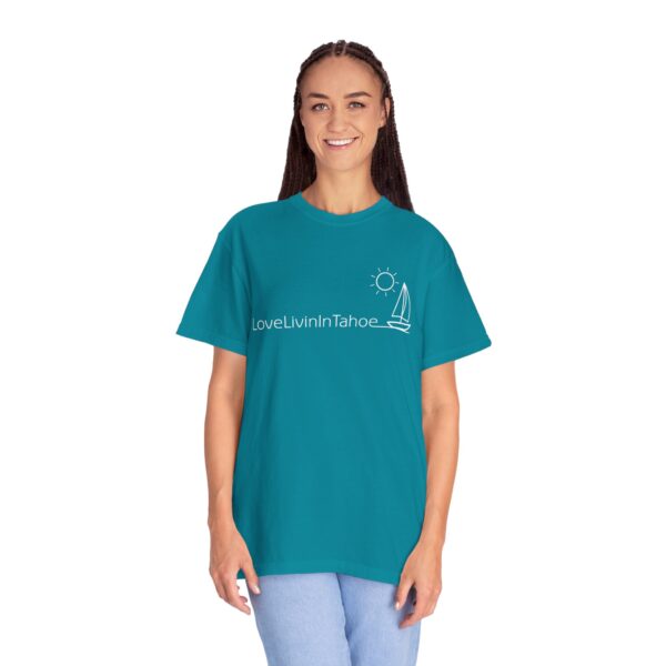 Unisex Deluxe T-shirt Love Livin In Tahoe - Image 96