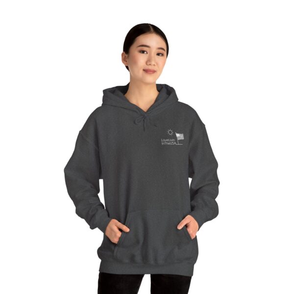 Unisex Heavy Blend Hooded Sweatshirt Love Livin In The USA - Image 97